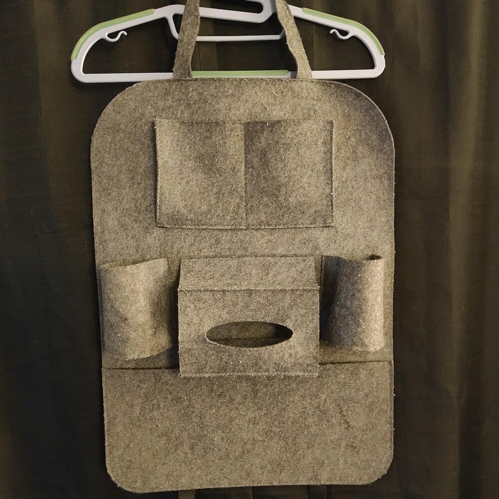 Car Storage Bag Felt Rear Seat Storage